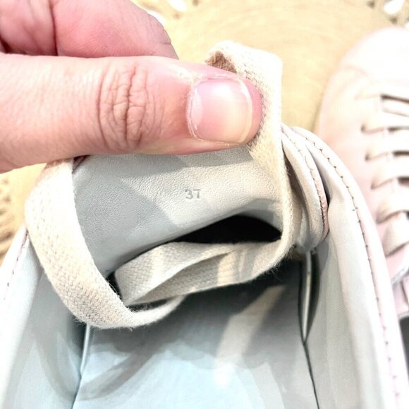 Rag & Bone RB1 Light Pink Low Leather Sneakers Unisex Size EU 37 - Picture 12 of 12